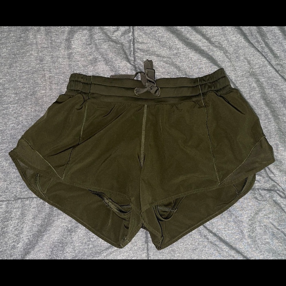 lululemon speed up shorts size 2
